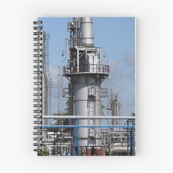 Item preview,  oil refinery petrochemical plant pipelines and chimney heavy industry designed and sold by goceris.