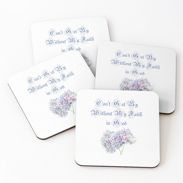 Item preview, Can't Get By Without My Faith designed and sold by Honey Myrtle Studio.
