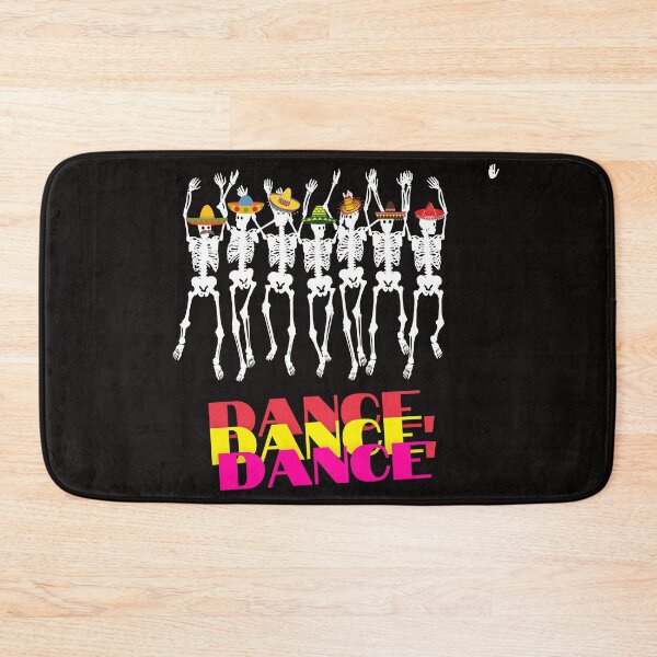 Item preview, Dancing day of the dead magical skeletons designed and sold by hausofbutterfly.