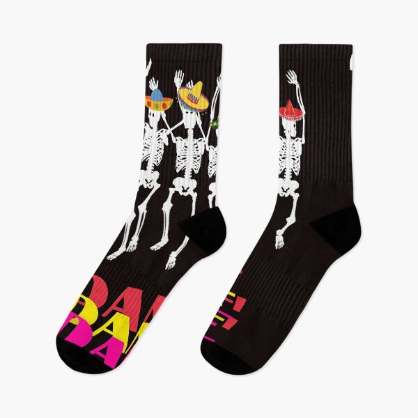 Item preview, Dancing day of the dead magical skeletons designed and sold by hausofbutterfly.