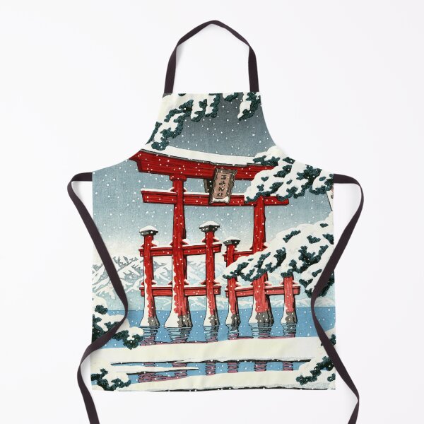 Item preview, The Miyajima Shrine in Snow by Kawase Hasui designed and sold by ArtExpression.