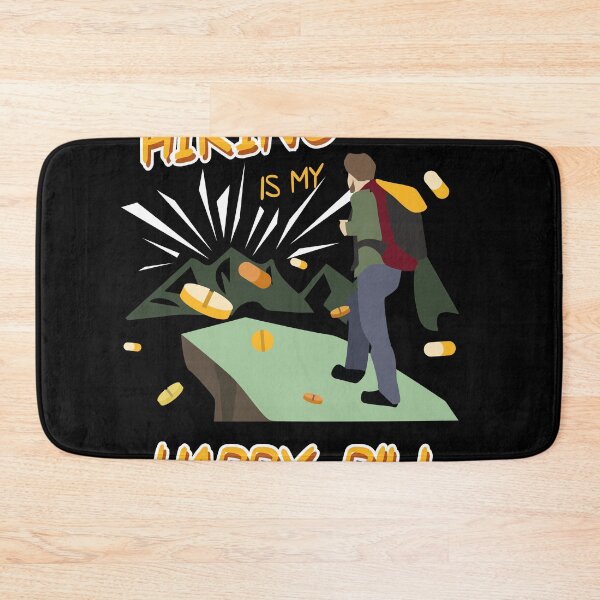 Item preview, Hiking is my Happy Pill Gift for a Hiker  designed and sold by Rzelemenz.