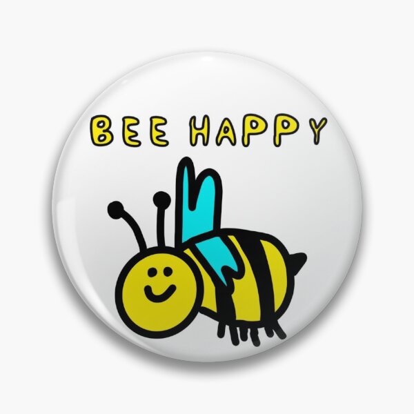 Item preview, Bee Happy - Honey Joy Insect Cartoon  designed and sold by BeMindfulDesign.