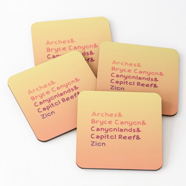 Item preview, Utah The Mighty Five Parks designed and sold by eldram.