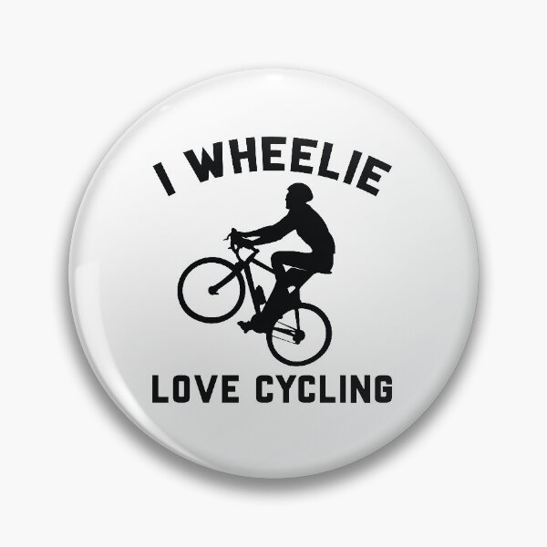 Item preview, I Wheelie Love Cycling designed and sold by LuckyFoxDesigns.
