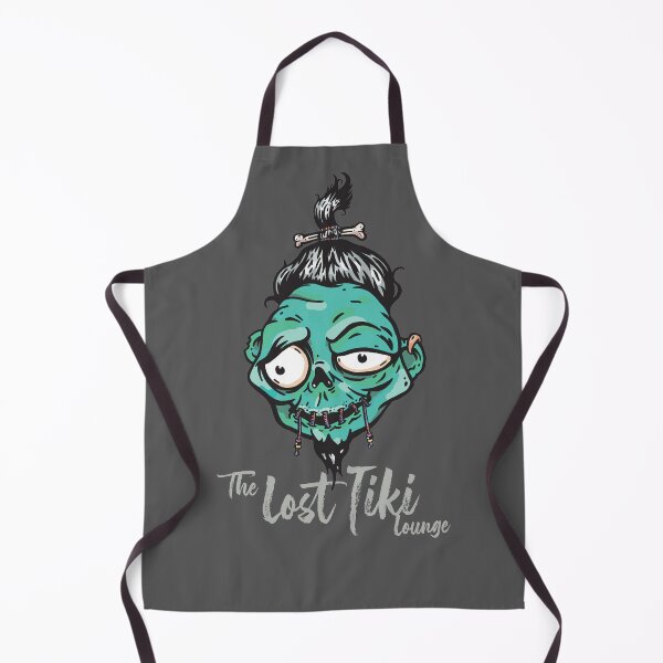 Item preview,  Drunken Shrunken Tiki Head - Official Merch - Turquoise designed and sold by electricdreamz.
