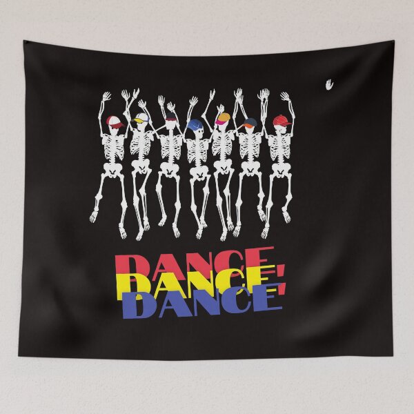 Item preview, Magic Day of the dead hip hop skeletons designed and sold by hausofbutterfly.