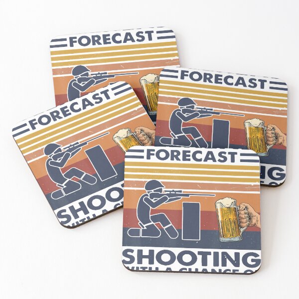Item preview, Weekend Forecast Shooting With A Chance Of Drinking designed and sold by KhanWill.