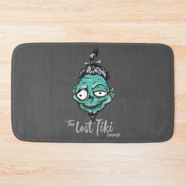 Item preview,  Drunken Shrunken Tiki Head - Official Merch - Turquoise designed and sold by electricdreamz.