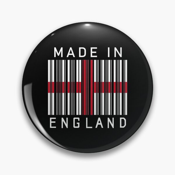 Item preview, Made In England Barcode Flag designed and sold by hockeng.