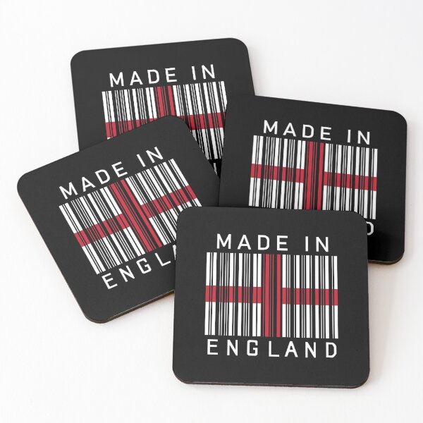 Item preview, Made In England Barcode Flag designed and sold by hockeng.