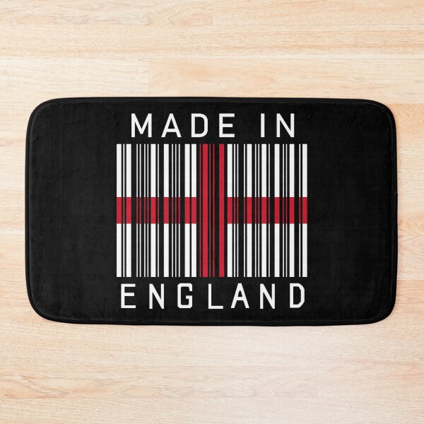 Item preview, Made In England Barcode Flag designed and sold by hockeng.
