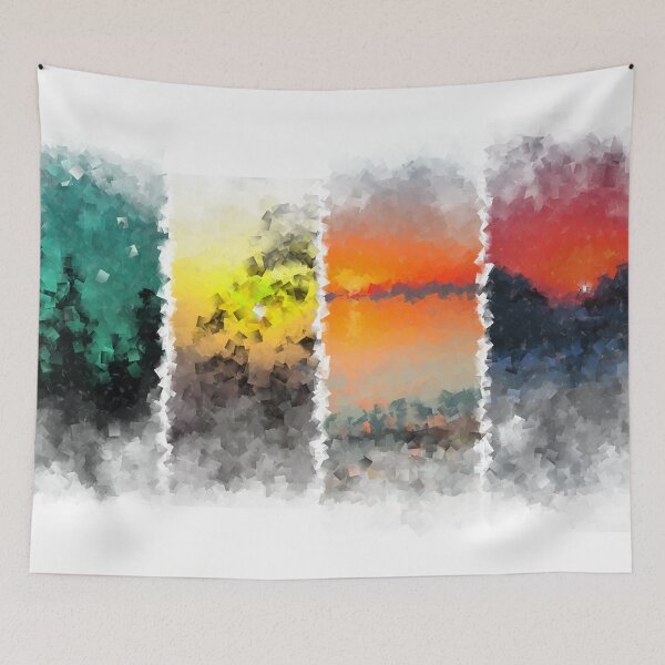 Item preview, Cubist Nature designed and sold by Comatoad.