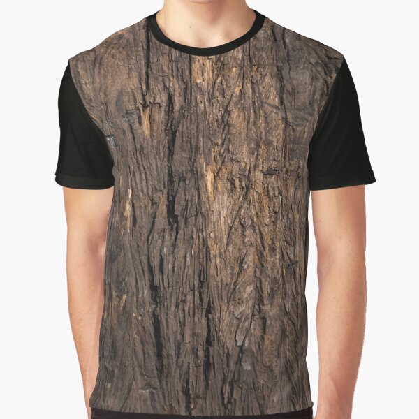 Wood grain trunk tree forest Graphic T-Shirt