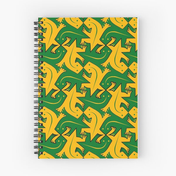 Item preview, Lizards Tessellation - Green and Yellow designed and sold by DaveSavageArt.