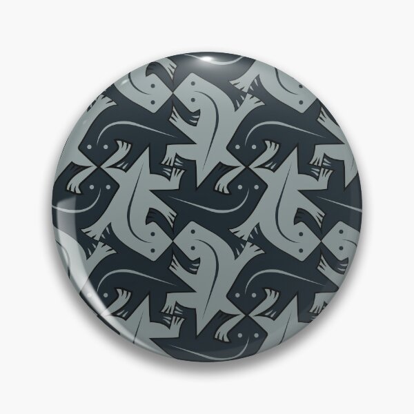 Item preview, Lizards Tessellation - Slate Grey designed and sold by DaveSavageArt.