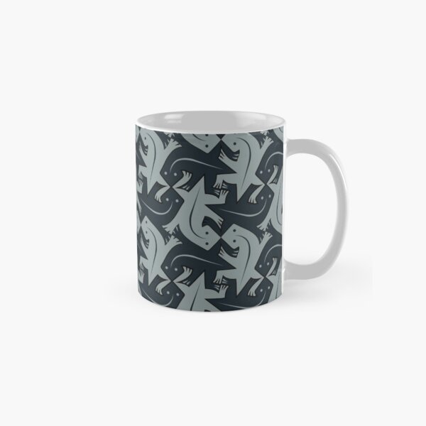 Item preview, Lizards Tessellation - Slate Grey designed and sold by DaveSavageArt.