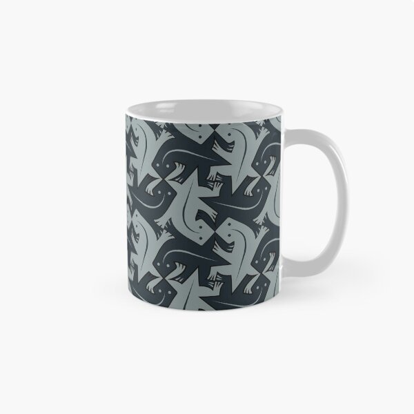 Item preview, Teselado de lagartos - Gris pizarra designed and sold by DaveSavageArt.