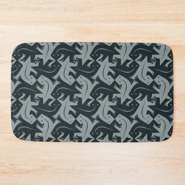 Item preview, Lizards Tessellation - Slate Grey designed and sold by DaveSavageArt.
