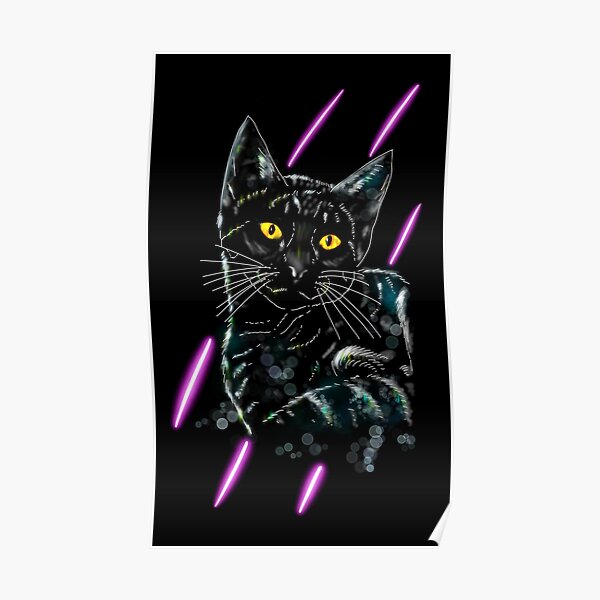 cat with lightning shirt