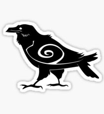 Tribal Raven Sticker