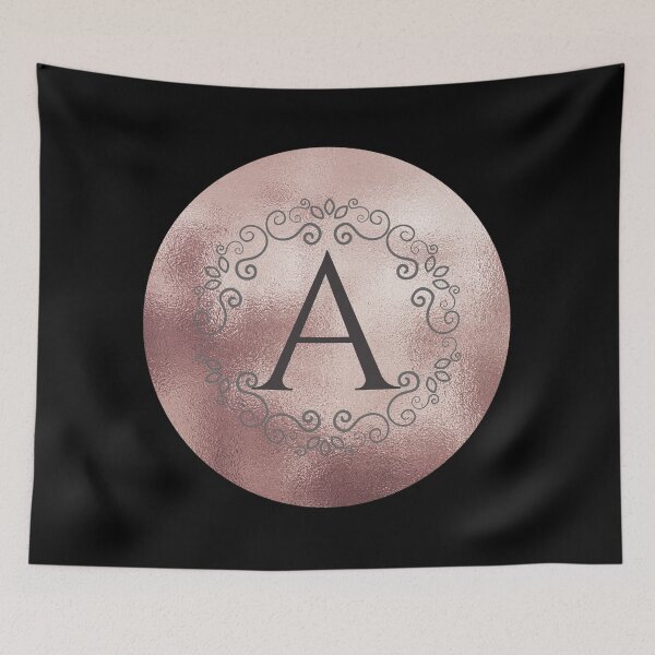 Item preview, Monogram Letter Initial A Rose Gold designed and sold by diverseidentity.
