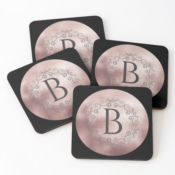 Item preview, Monogram Letter Initial B Rose Gold designed and sold by diverseidentity.