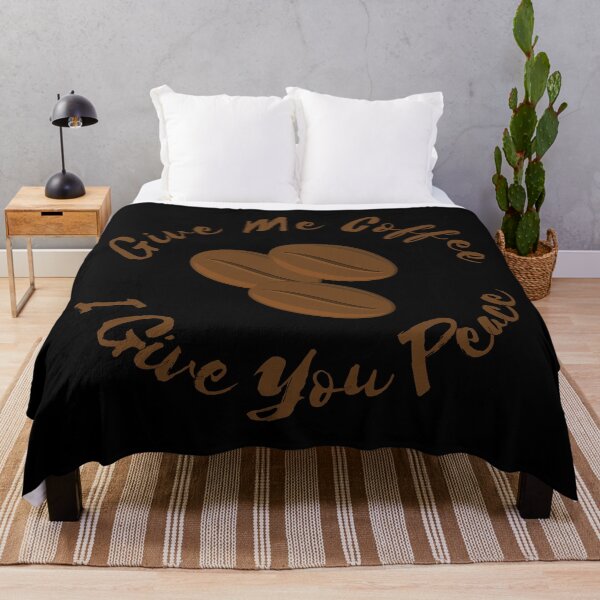Item preview, Give Me Coffee I Give You Peace designed and sold by CoolestStore.