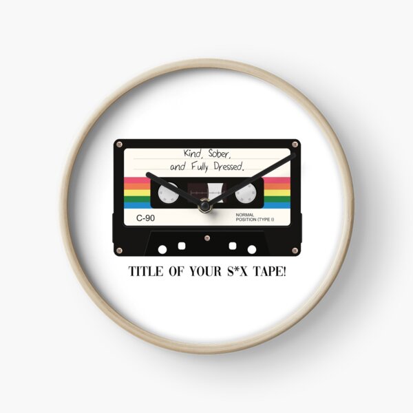 title of your sex tape mask Brooklyn 99 Clock