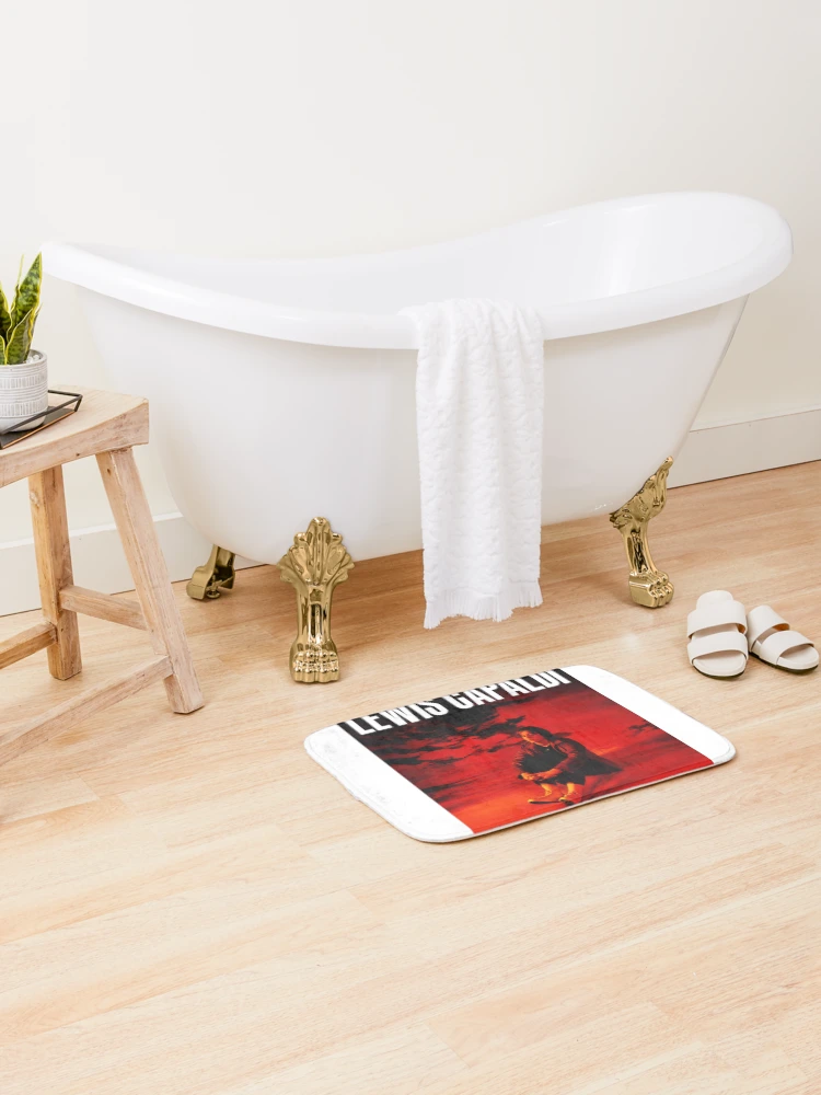 Thumbnail 2 of 6, Bath Mat, Lewis Capaldi designed and sold by benbuster.