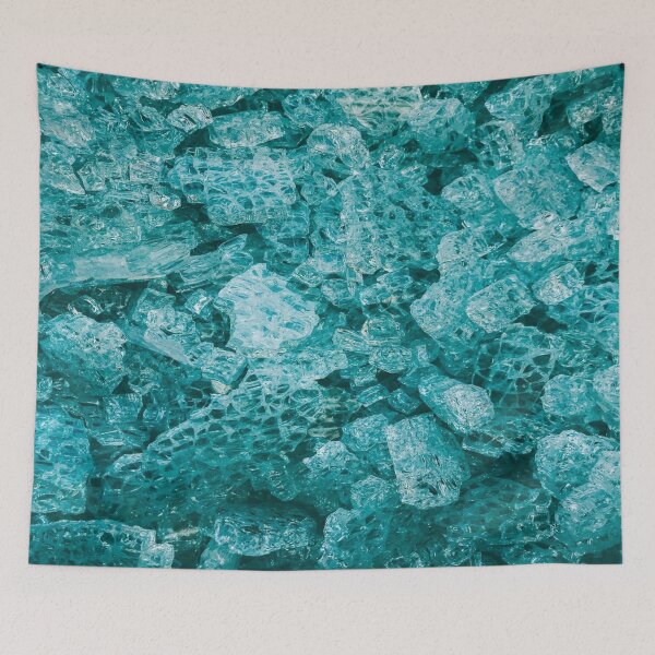 Item preview, Dark blue crystal stones rough texture designed and sold by abhishekarts.