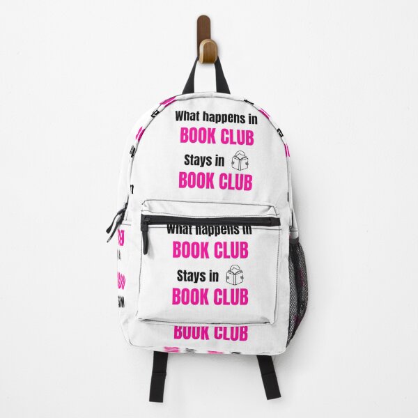 Item preview, What Happens in BOOK CLUB Stays in BOOK CLUB Black and Pink Text designed and sold by AtarangiDesigns.