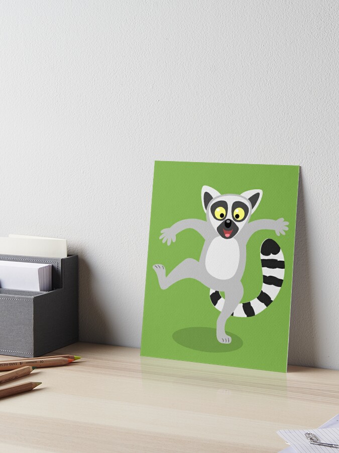 3 PCS Creative Cartoon Hook Behind the Door Animal Hook on the  Wall(Ring-tailed Lemur)