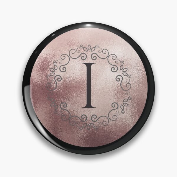 Item preview, Copy of Monogram Letter Initial I Rose Gold designed and sold by diverseidentity.