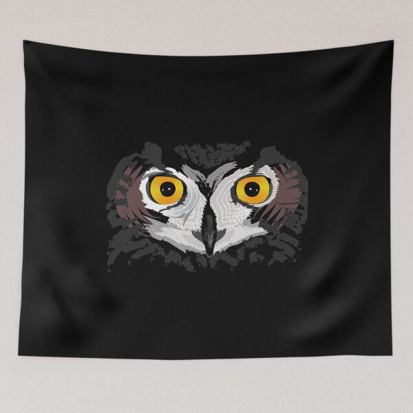 Item preview, Owl Eyes White designed and sold by LeShouArt.