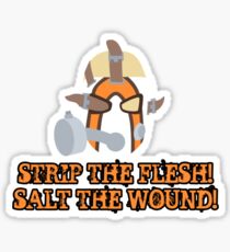 Krieg (2)- Borderlands 2 (Simplified Face&Quote) Sticker