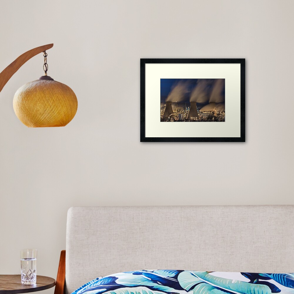 Grangemouth Refinery (1) Framed Art Print