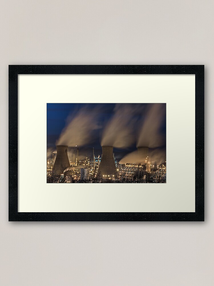 Alternate view of Grangemouth Refinery (1) Framed Art Print