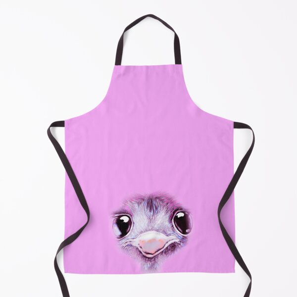 Item preview, Emu ostrich face head bright pink face cute animals bird babies designed and sold by Julieford.