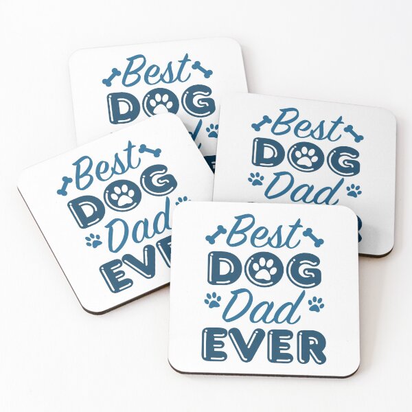 Item preview, Best Dog Dad Ever designed and sold by LuckyFoxDesigns.
