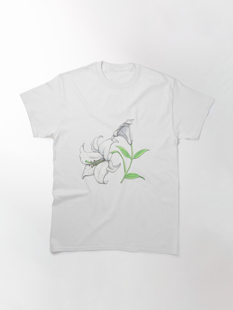 Alternate view of Lily (Lilium x cultorum 'Casablanca') Classic T-Shirt