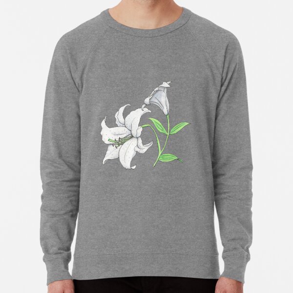 Lily (Lilium x cultorum 'Casablanca') Lightweight Sweatshirt