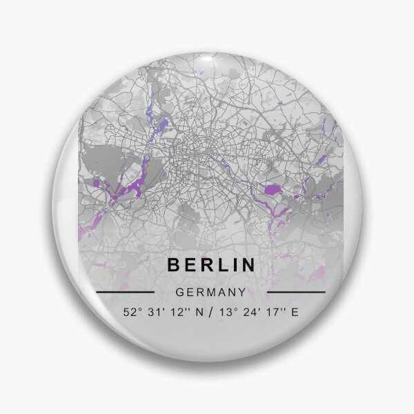 Item preview, BERLIN CİTY ROAD MAP POSTER designed and sold by rashadat.