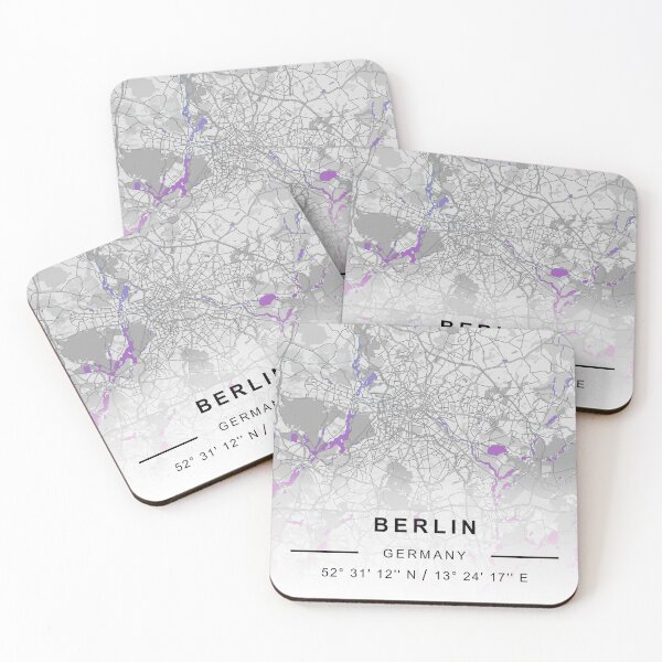 Item preview, BERLIN CİTY ROAD MAP POSTER designed and sold by rashadat.