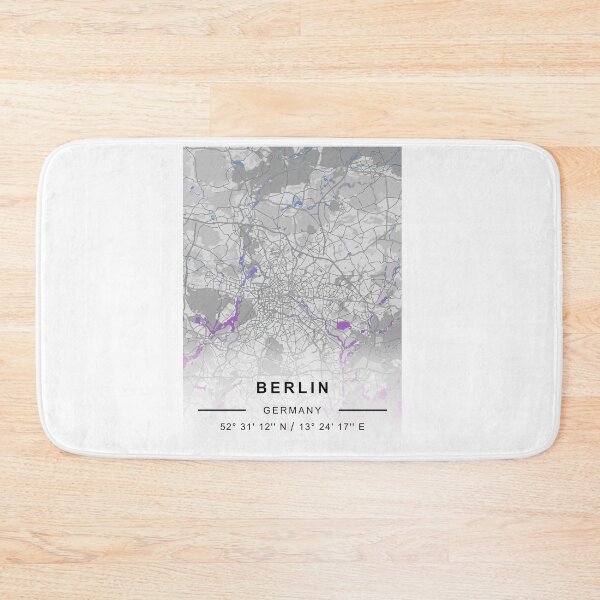 Item preview, BERLIN CİTY ROAD MAP POSTER designed and sold by rashadat.