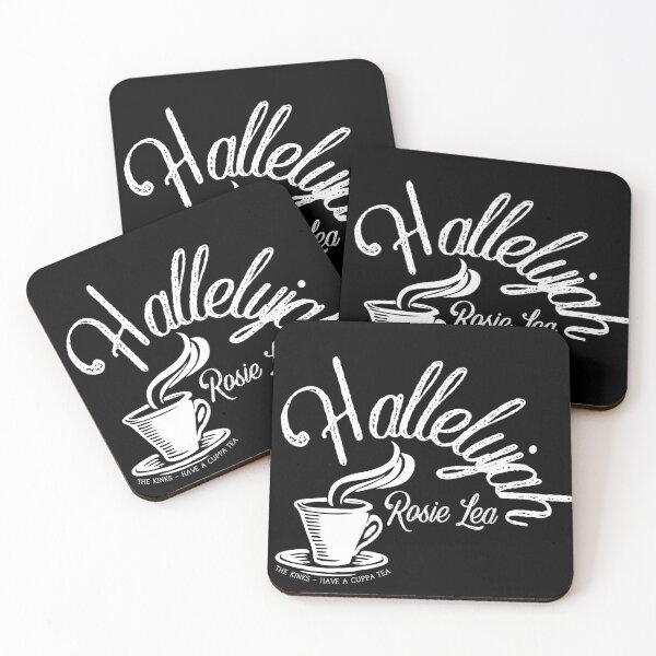 Item preview, Hallelujah Rosie Lea (Have A Cuppa Tea - The Kinks) - WHITE designed and sold by katzette.