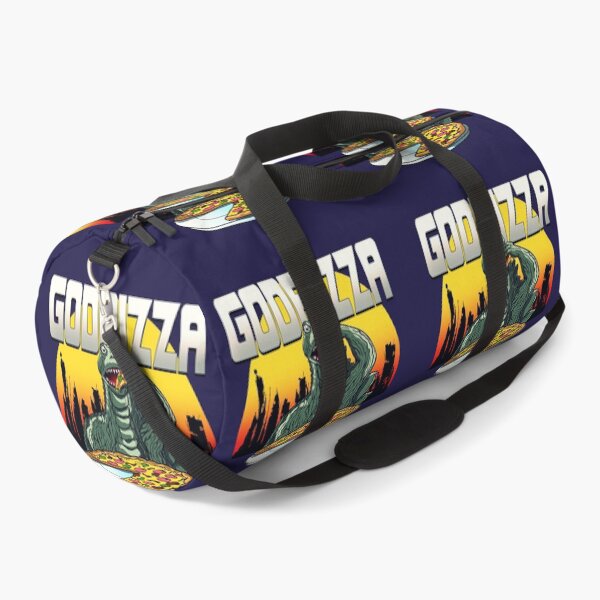 Godpizza for Pizza and Godzilla lovers Duffle Bag
