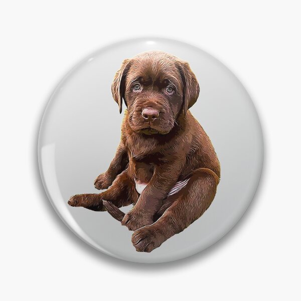 Item preview, Chocolate Labrador Retriever Puppy Dog designed and sold by ElegantCat.