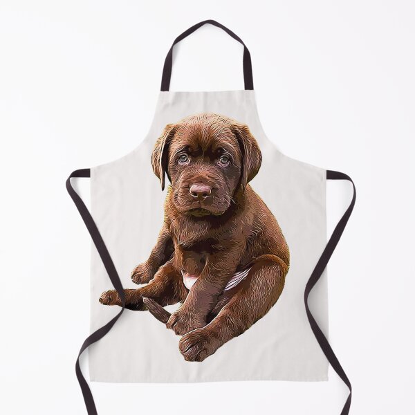 Item preview, Chocolate Labrador Retriever Puppy Dog designed and sold by ElegantCat.