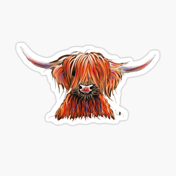 Item preview, CoW PRiNT SCoTTiSH HiGHLaND ' HeNRY G oN GReY ' by SHiRLeY MacARTHuR designed and sold by Shirley MacArthur Limited.